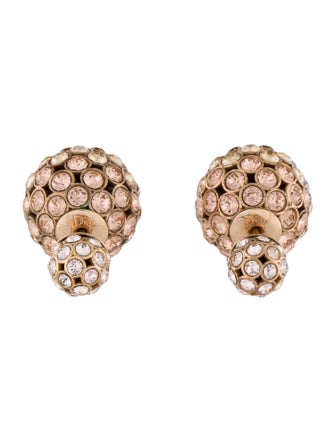 Christian Dior Crystal Mise en Dior Tribales Earrings