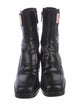 Christian Dior Leather Printed Combat Boots