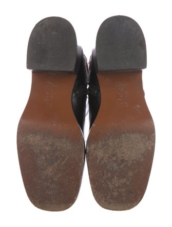 Christian Dior Leather Printed Combat Boots