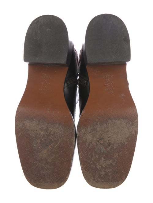 Christian Dior Leather Printed Combat Boots