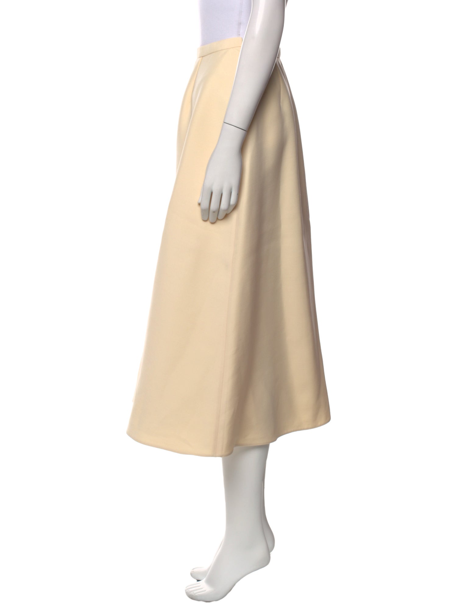 Christian Dior Wool Midi Length Skirt