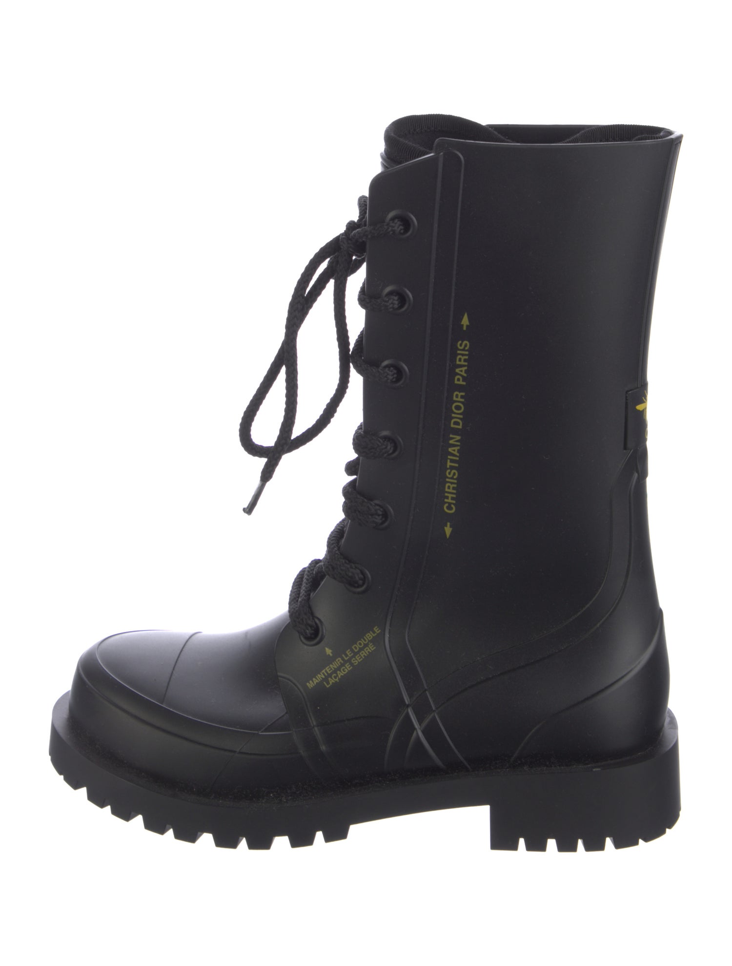 Christian Dior Rubber Rain Boots