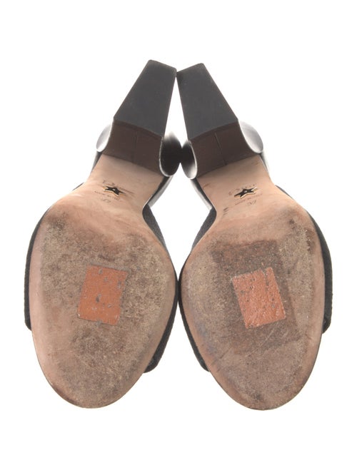 Christian Dior Embroidered Accent Slides