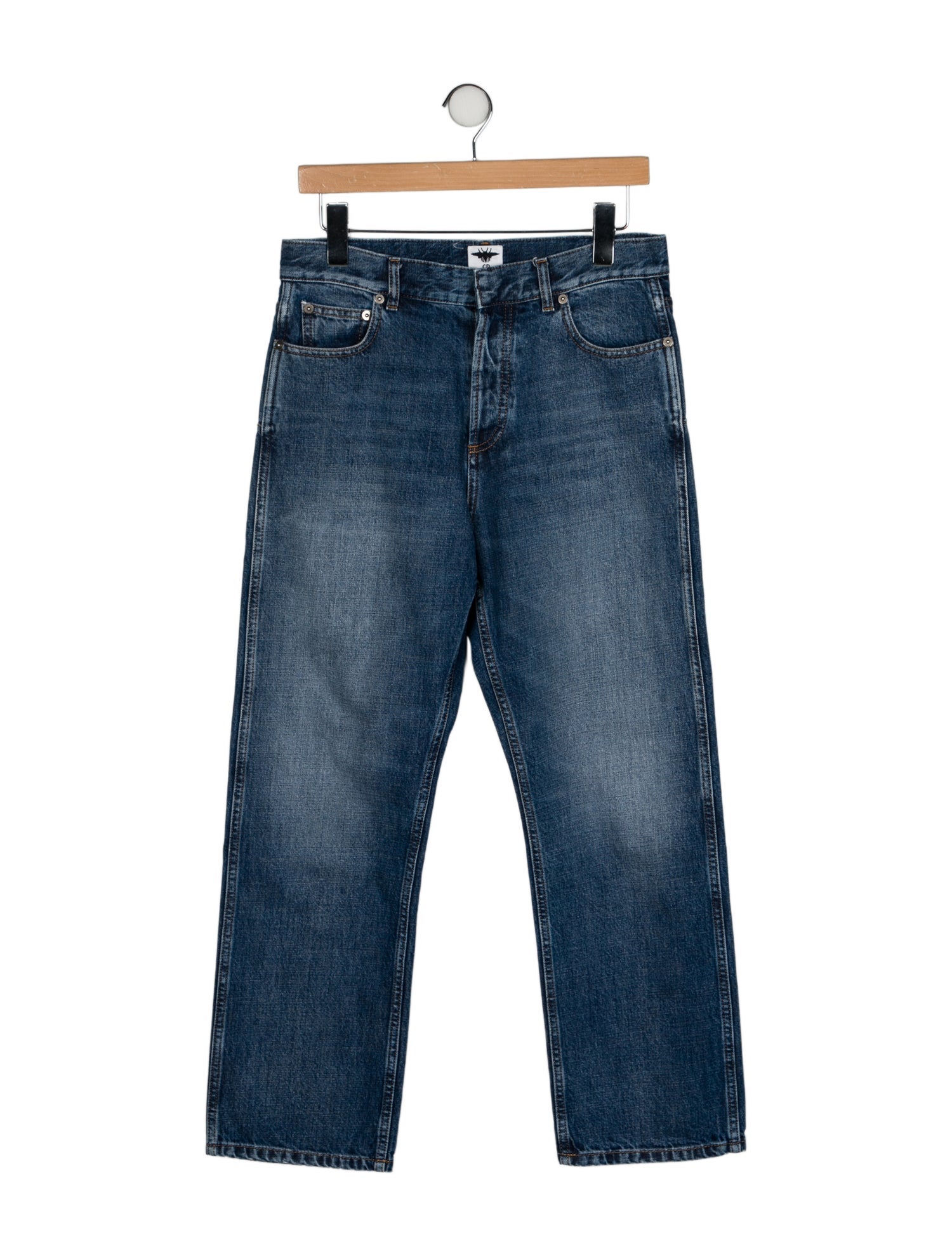 Christian Dior High-Rise Straight Leg Jeans