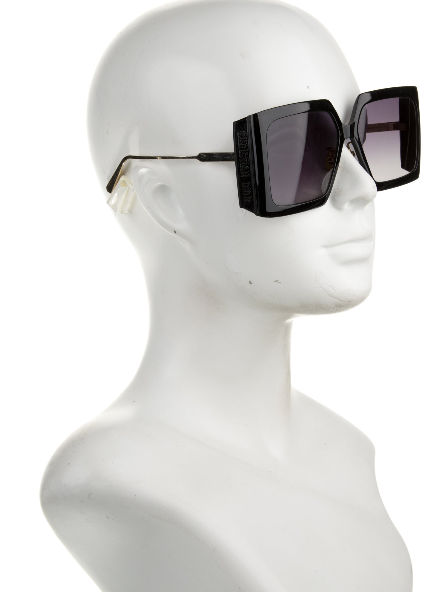 小物 Christian Dior Side D sunglasses Christian Dior DiorSolar Square Sunglasses - Black Sunglasses