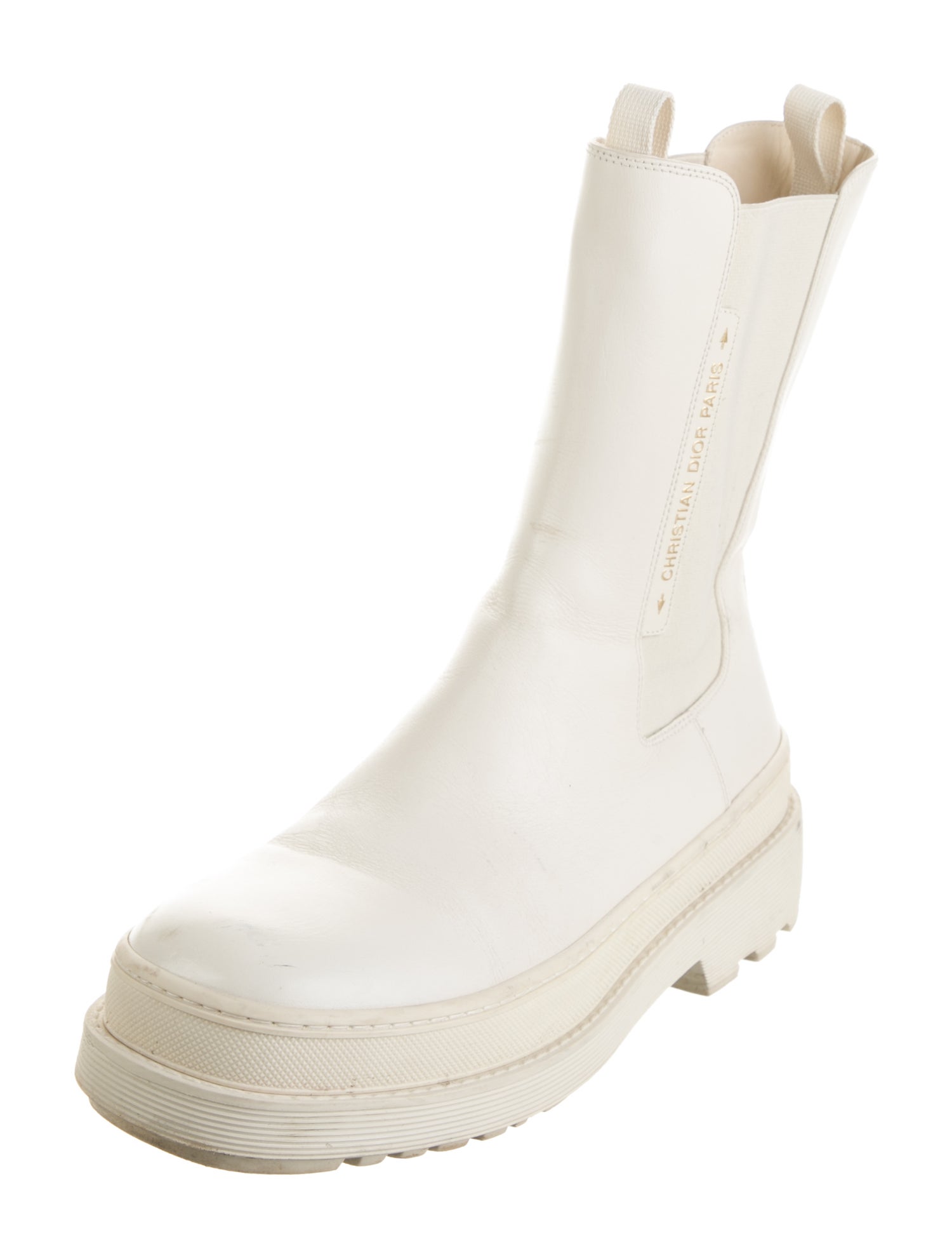 Christian Dior Leather Chelsea Boots