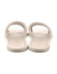 Christian Dior Leather Graphic Print Slides
