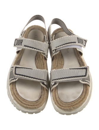 Christian Dior Canvas Printed Espadrilles