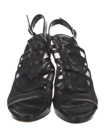 Christian Dior Mesh Slingback Pumps