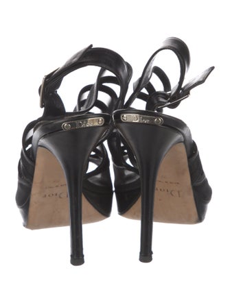 Christian Dior Mesh Slingback Pumps