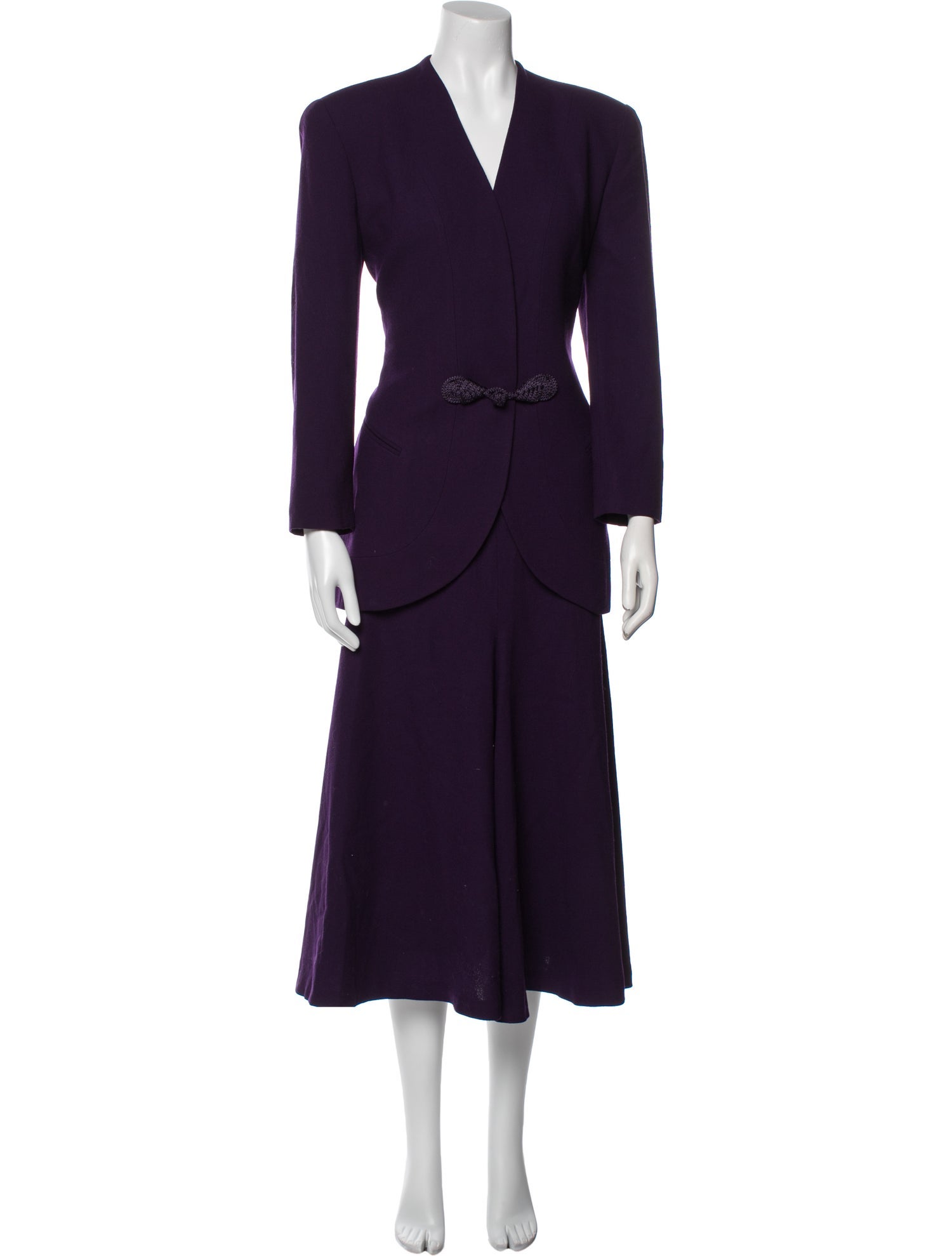 Christian Dior Vintage Wool Skirt Suit