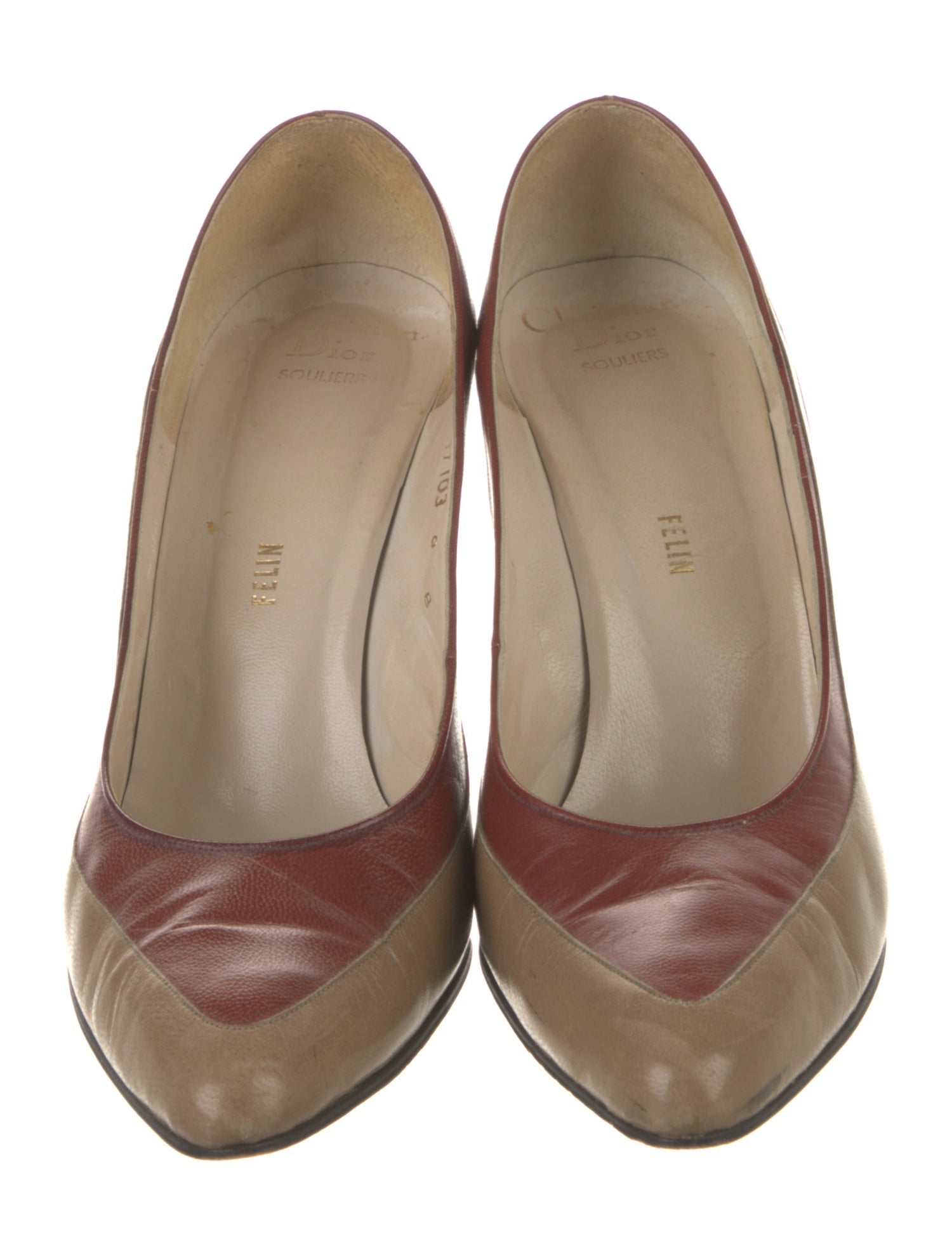 Christian Dior Vintage Leather Pumps