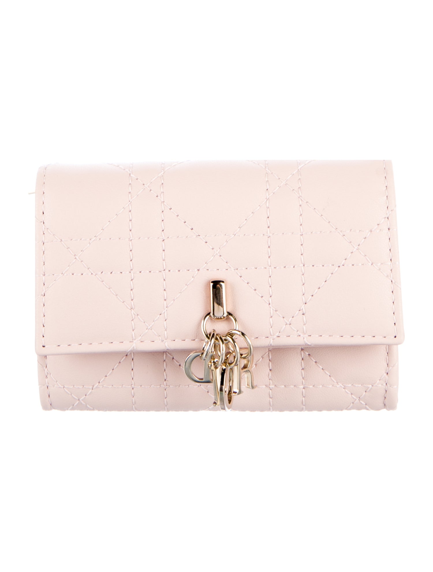 Christian Dior Cannage Pattern Leather Wallet