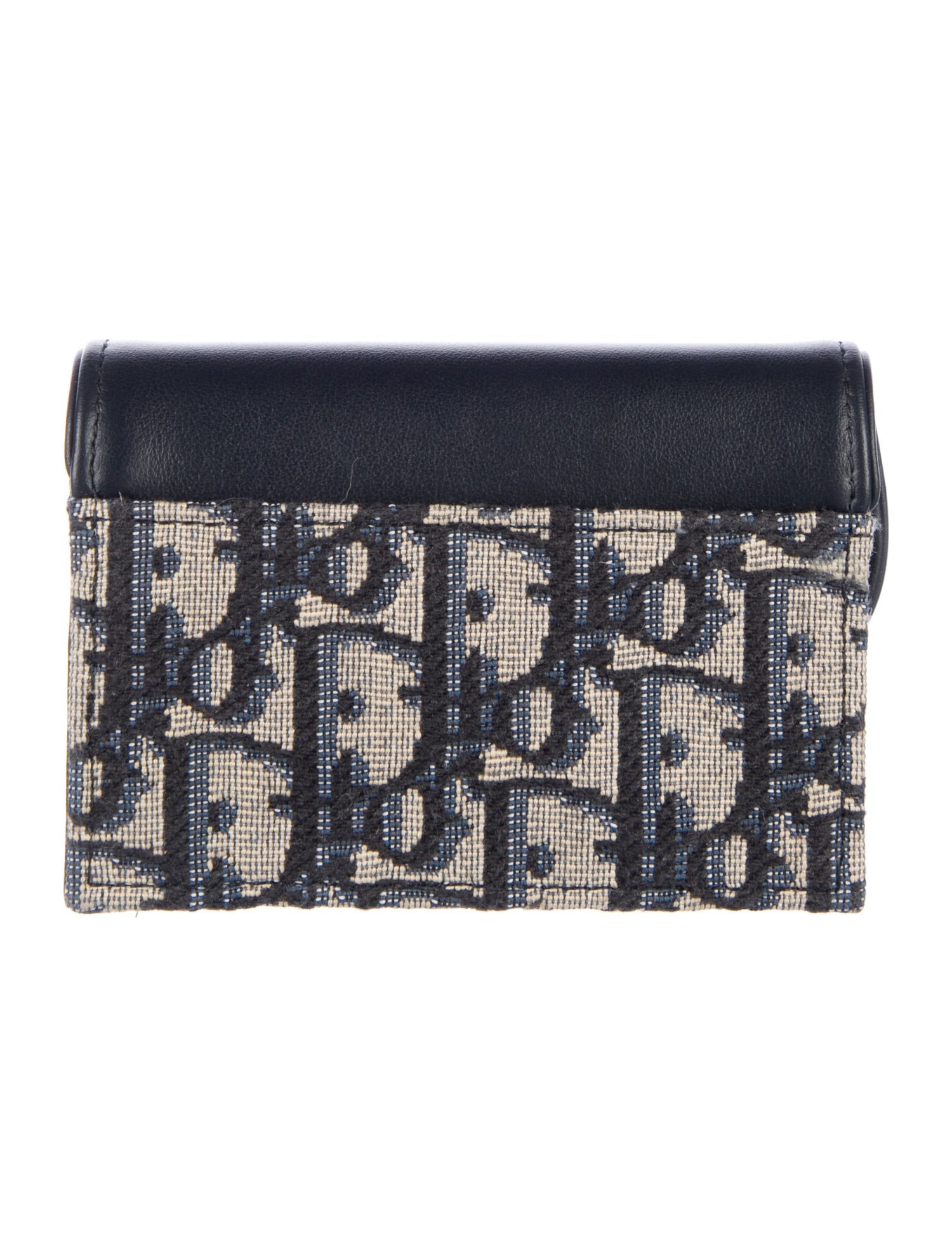 Christian Dior Oblique Jacquard Wallet