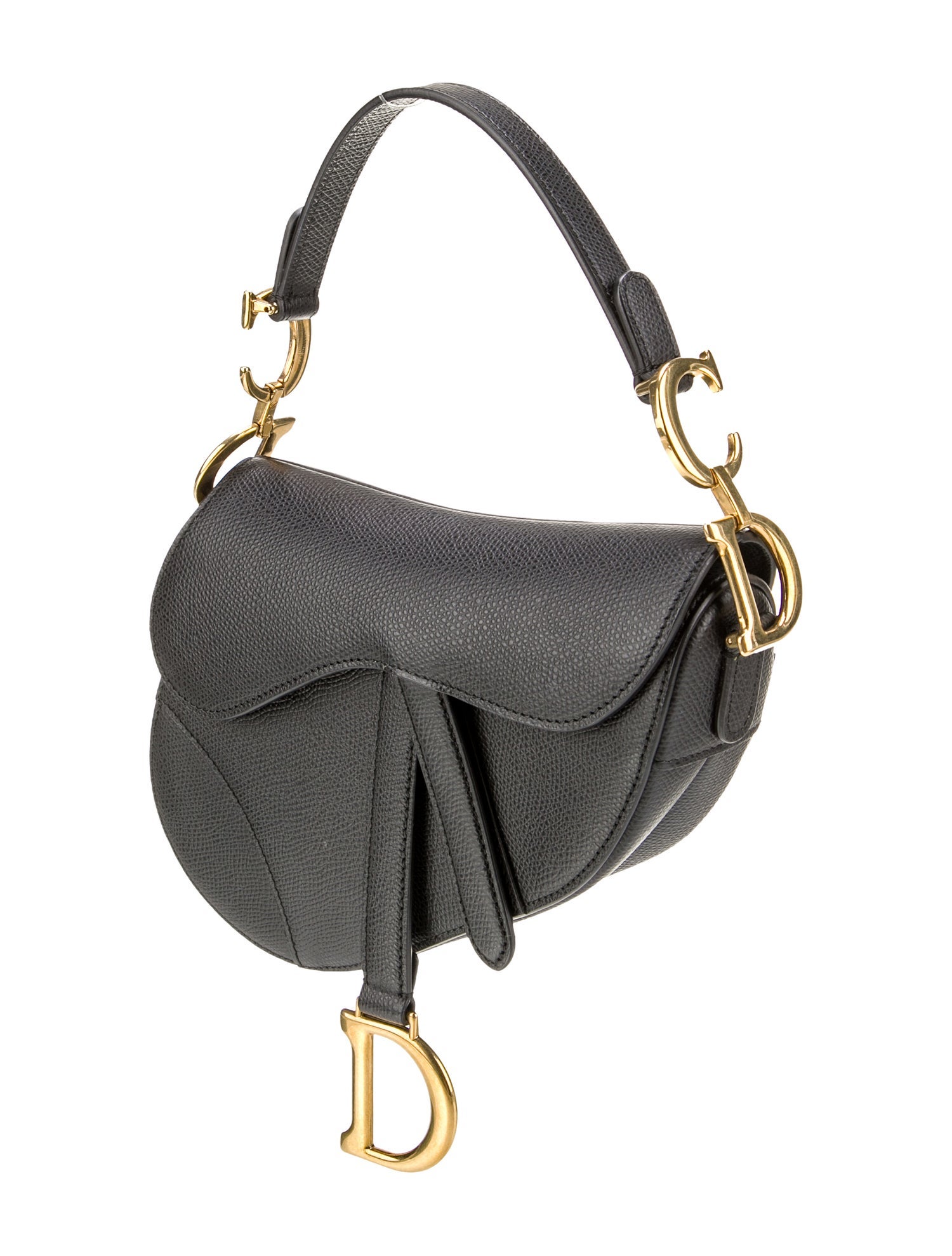 Christian Dior Leather Saddle Mini