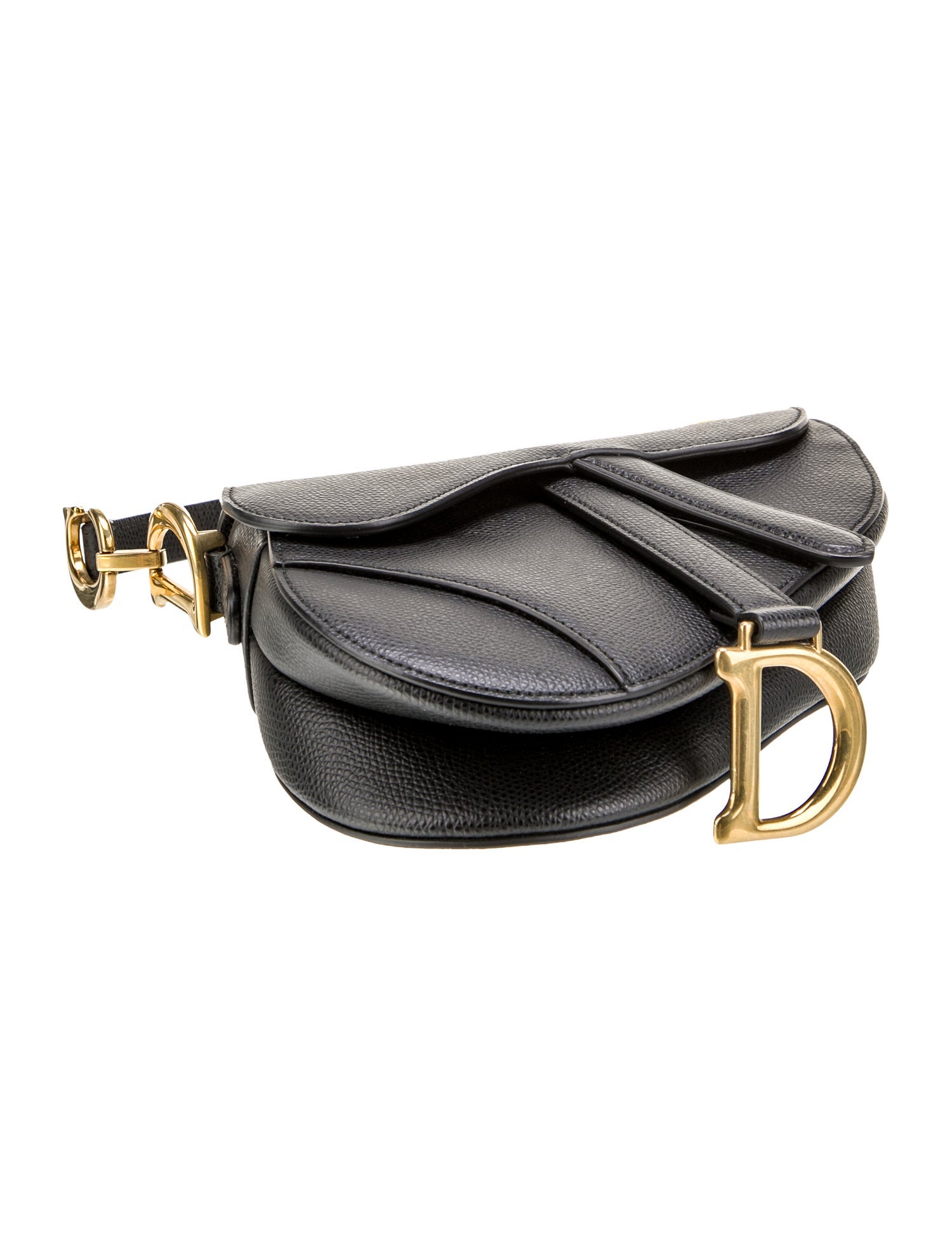 Christian Dior Leather Saddle Mini