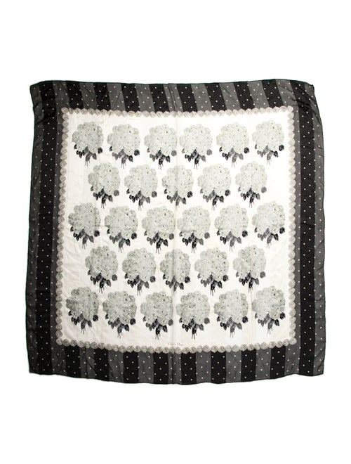 Christian Dior Silk Printed Shawl
