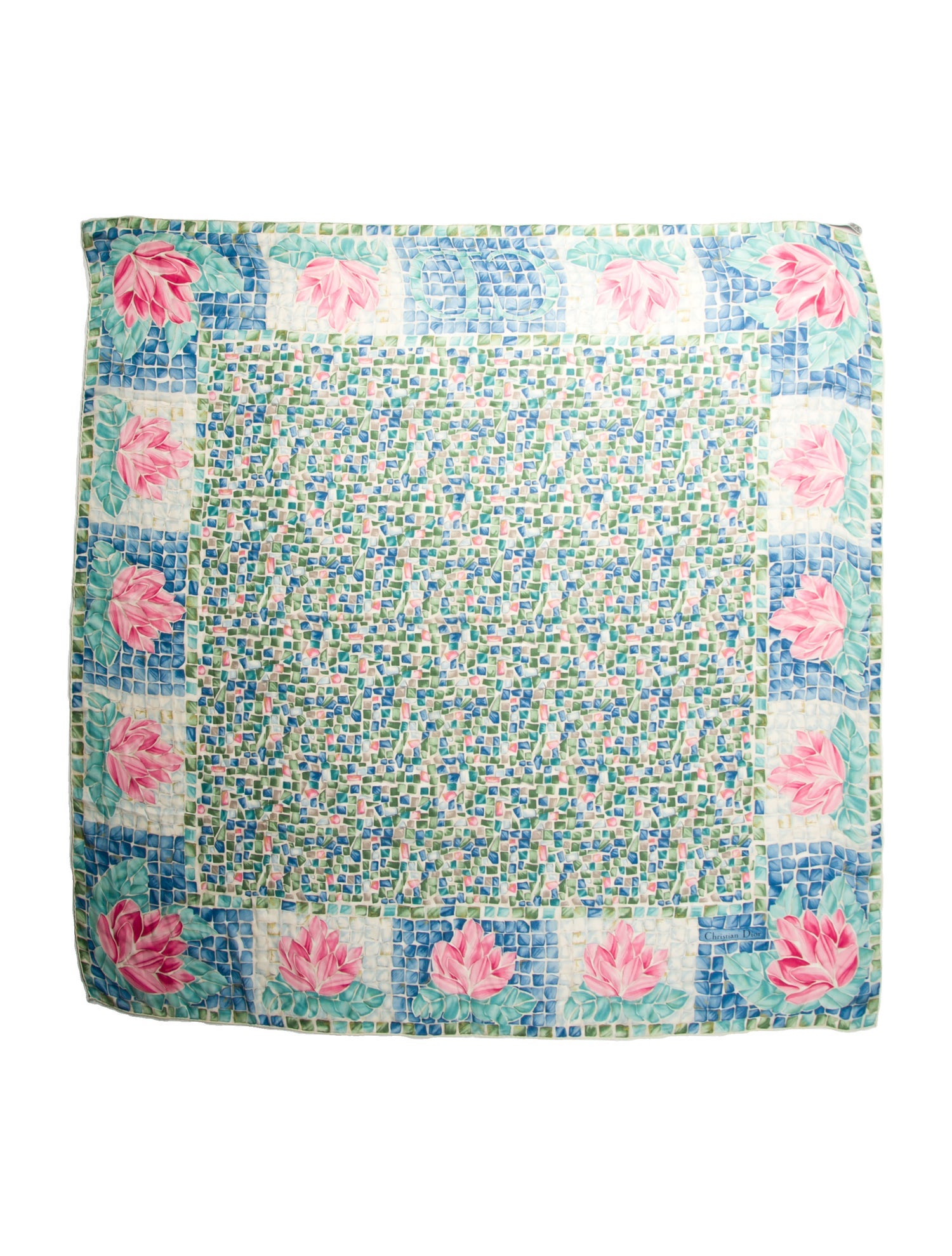 Christian Dior Silk Printed Shawl