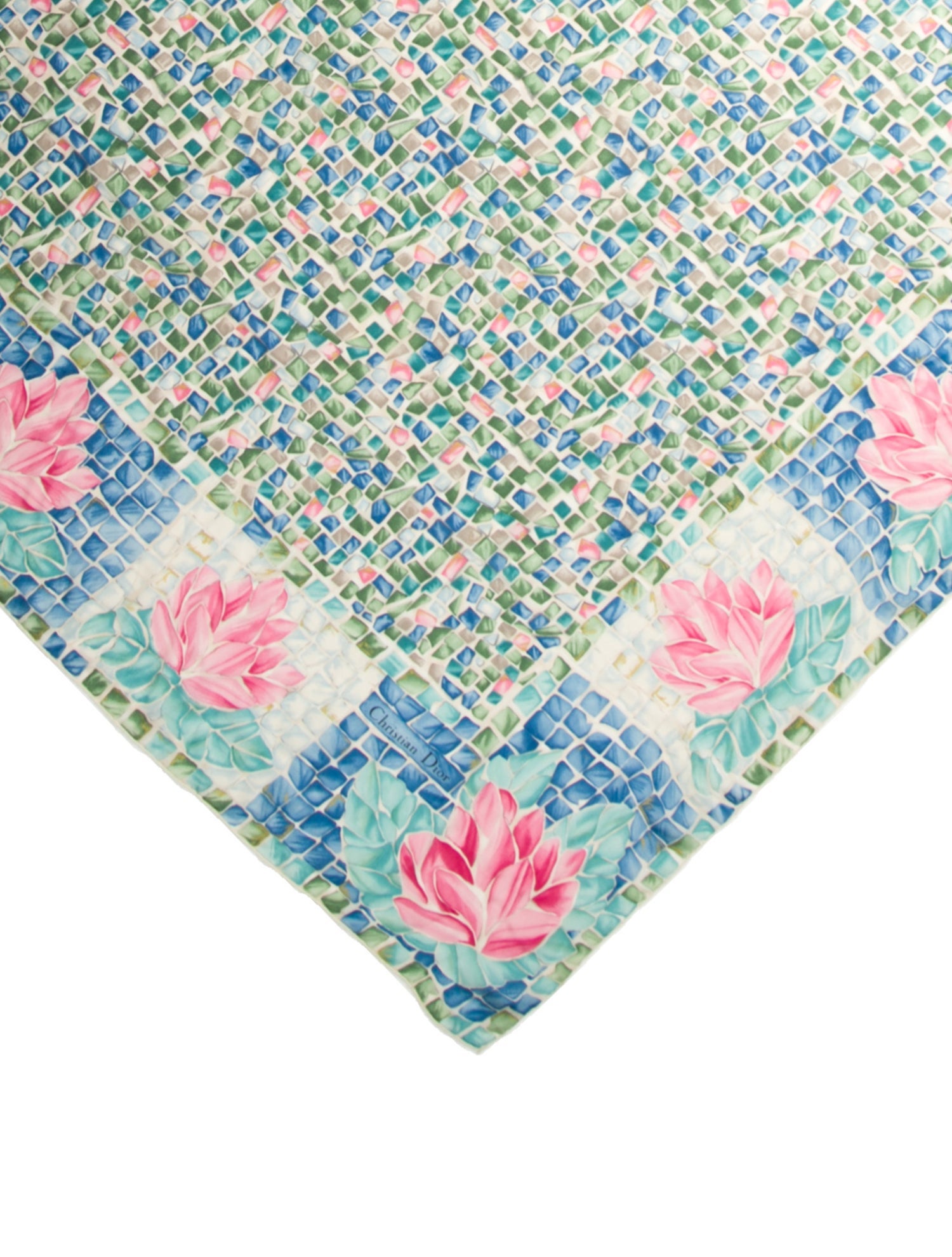 Christian Dior Silk Printed Shawl