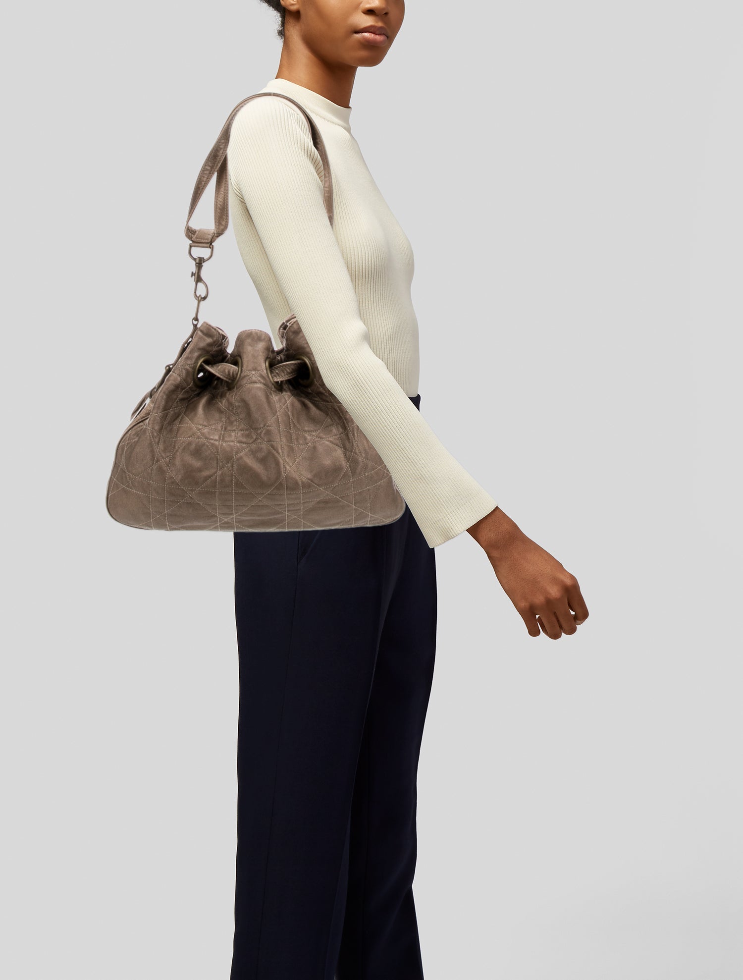 Christian Dior Cannage Bucket Bag