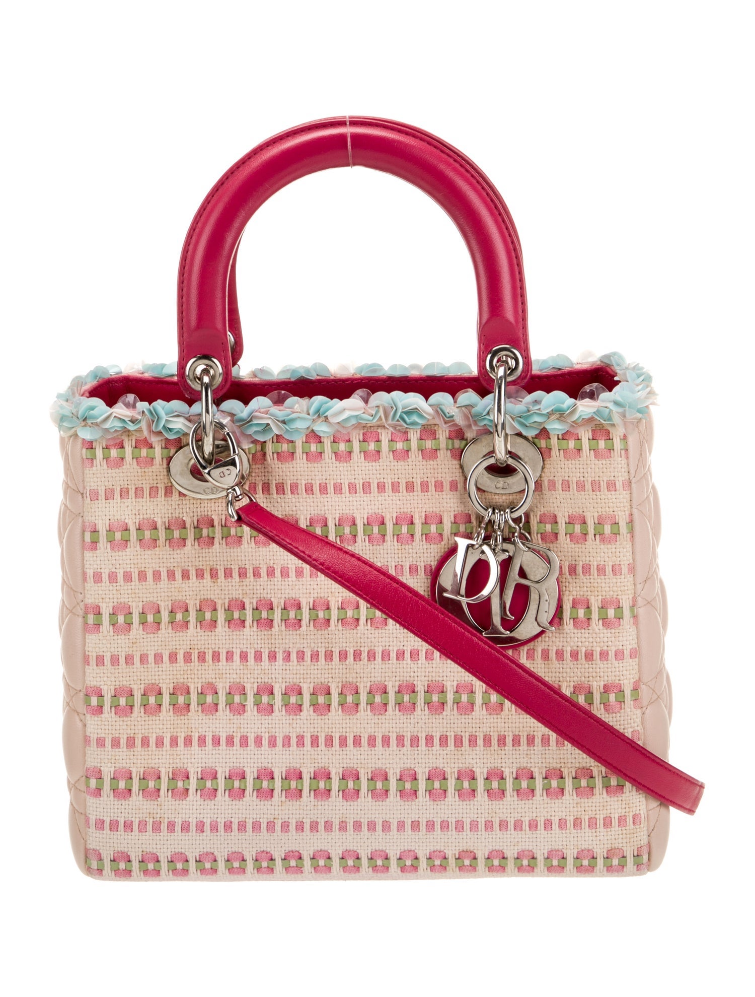 Christian Dior Tweed Lady Dior Medium