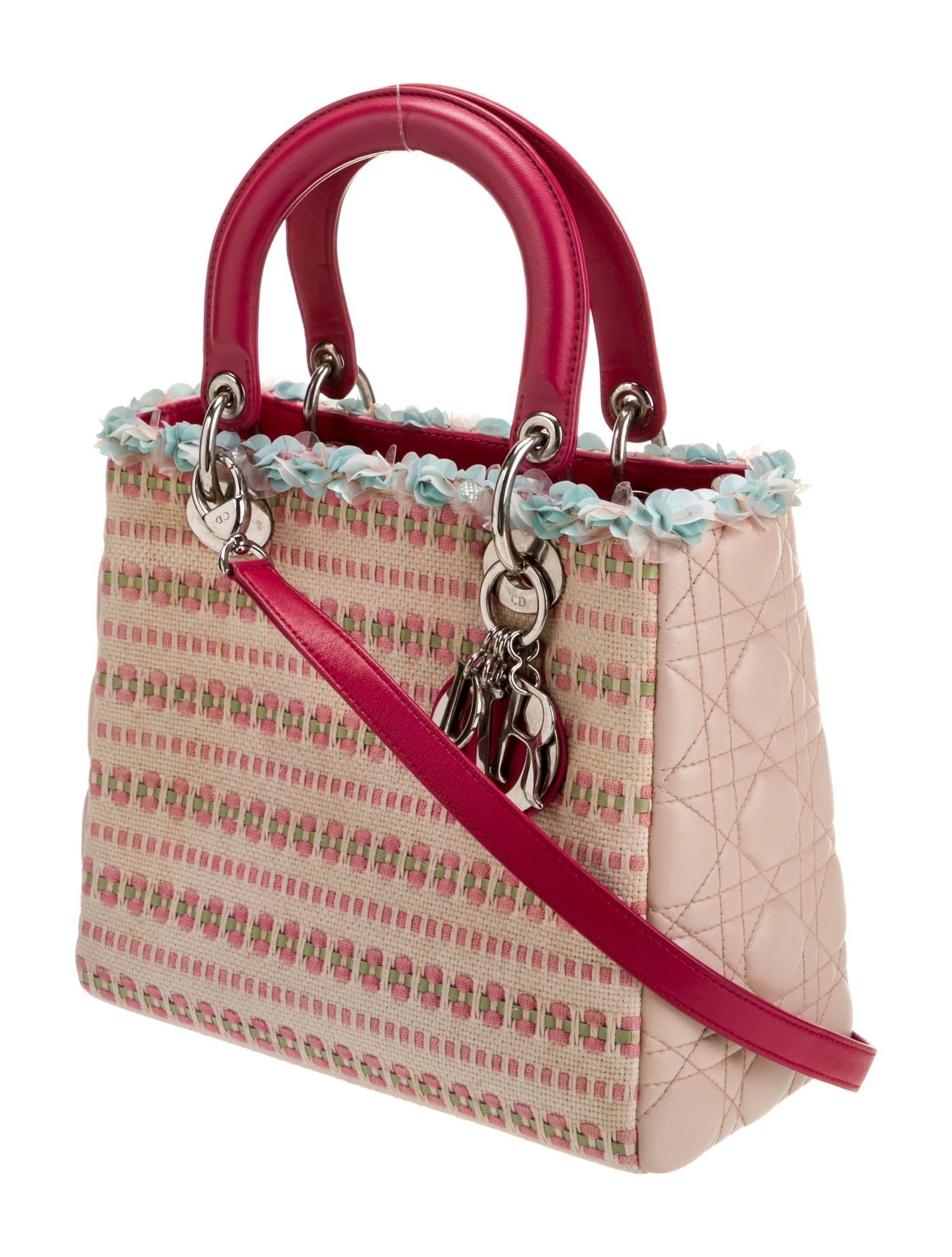 Christian Dior Tweed Lady Dior Medium