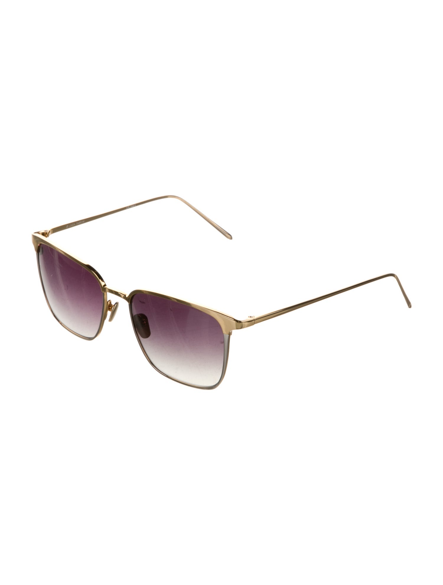 Linda Farrow Square Gradient Sunglasses
