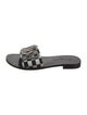 Christian Dior Leather Printed Slides