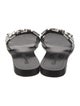 Christian Dior Leather Printed Slides