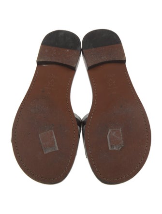 Christian Dior Leather Printed Slides