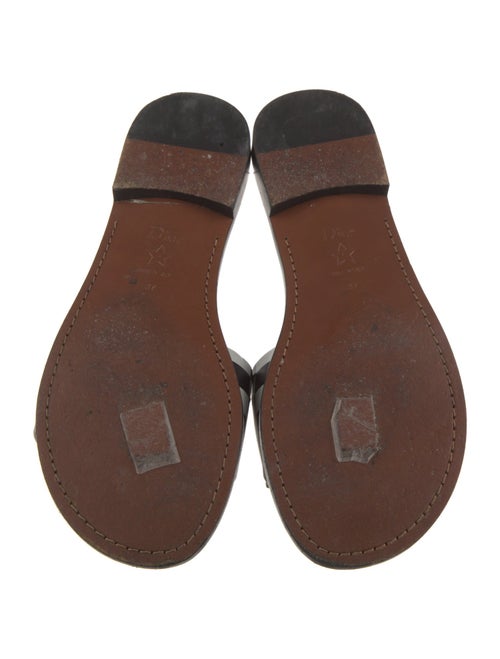 Christian Dior Leather Printed Slides