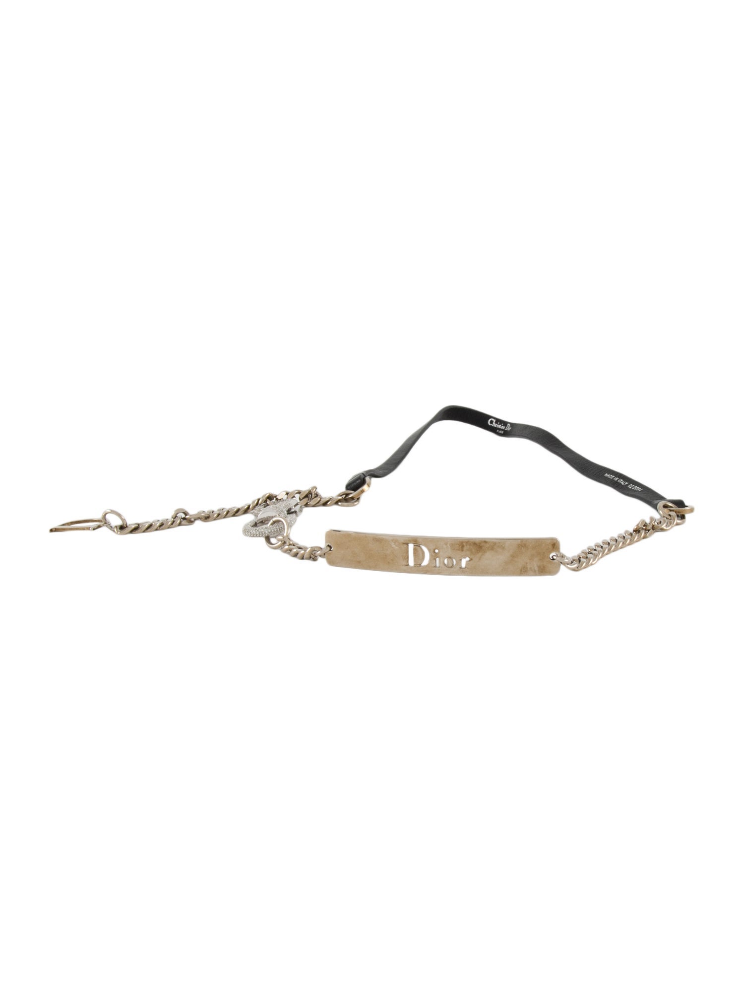 Christian Dior Skinny Leather Waist Belt
