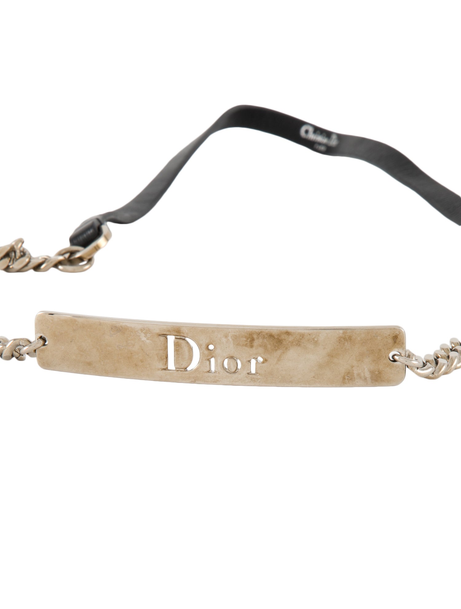 Christian Dior Skinny Leather Waist Belt