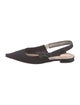 Christian Dior Bow Accents Slingback Flats