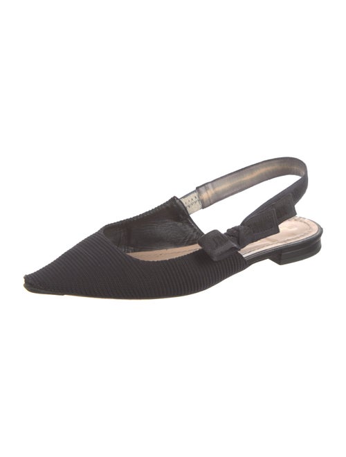 Christian Dior Bow Accents Slingback Flats
