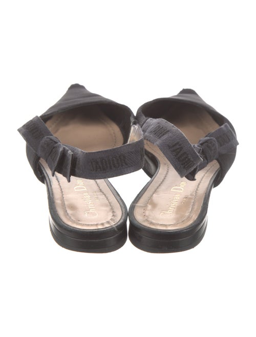 Christian Dior Bow Accents Slingback Flats