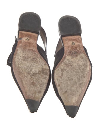 Christian Dior Bow Accents Slingback Flats