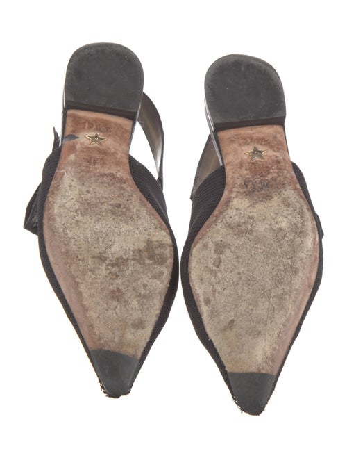Christian Dior Bow Accents Slingback Flats