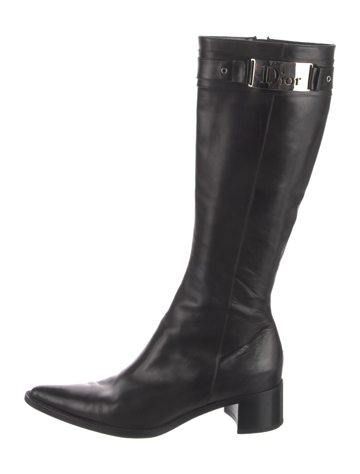 Christian Dior Leather Riding Boots