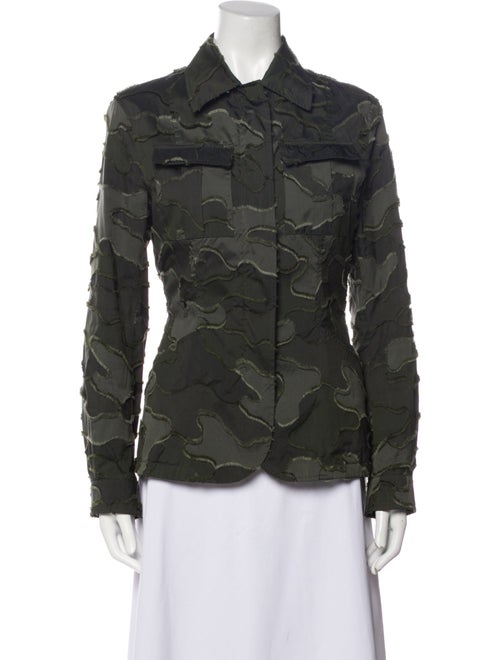Christian Dior 2020 Camouflage Print Utility Jacket