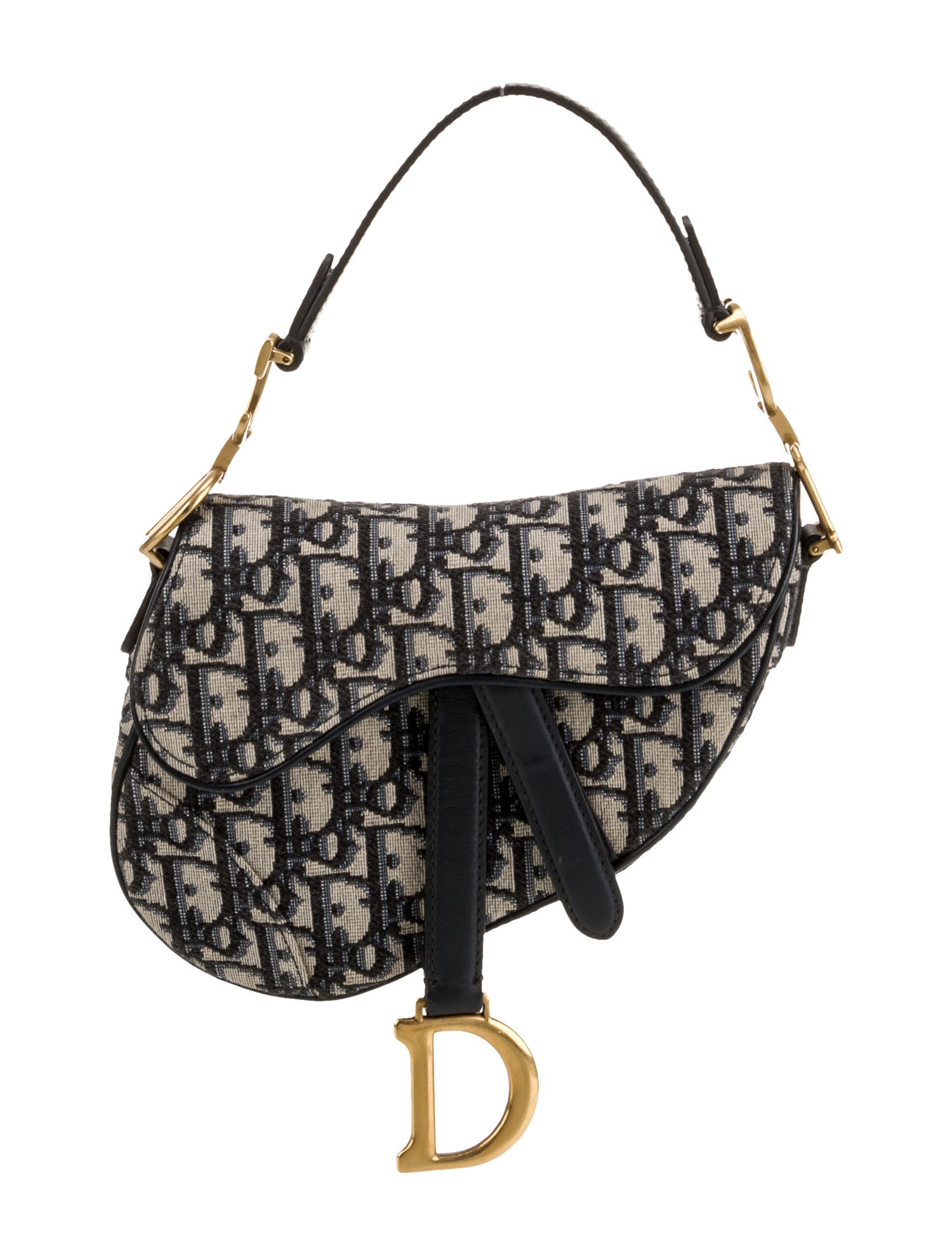 Christian Dior Oblique Jacquard Oblique Saddle Mini