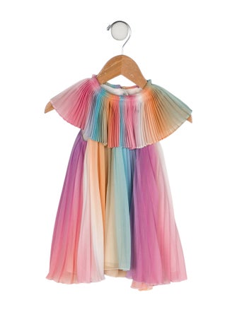 Christian Dior Rainbow Pleated Dress