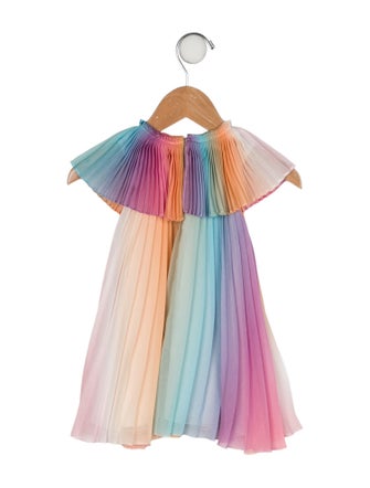 Christian Dior Rainbow Pleated Dress