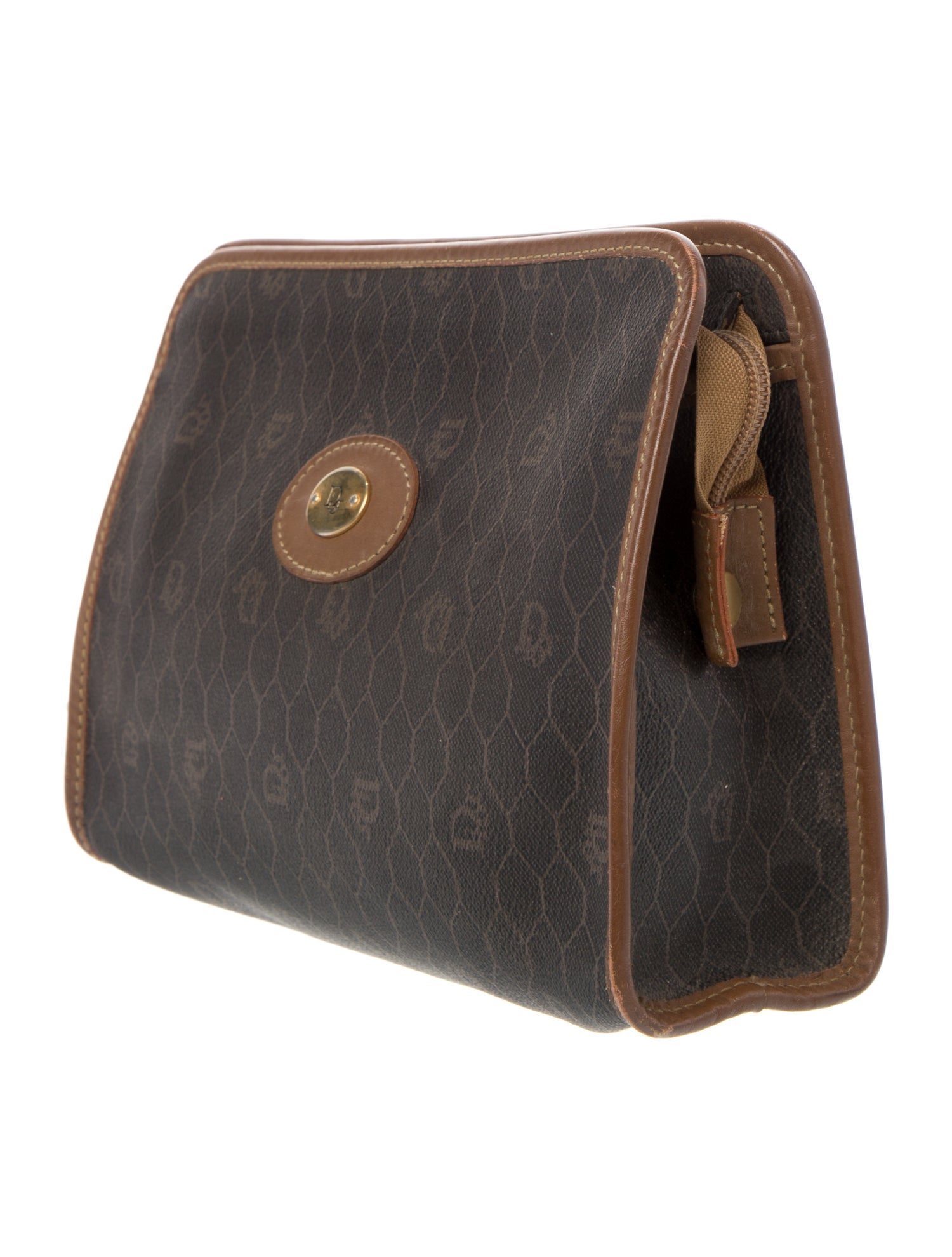 Christian Dior Honeycomb Cosmetic Bag Vintage