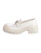 Christian Dior Leather Whipstitch Trim Loafers