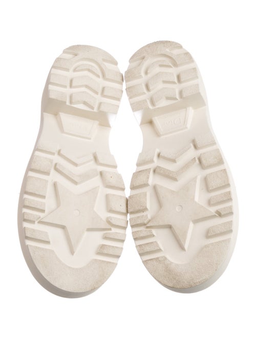 Christian Dior Leather Whipstitch Trim Loafers