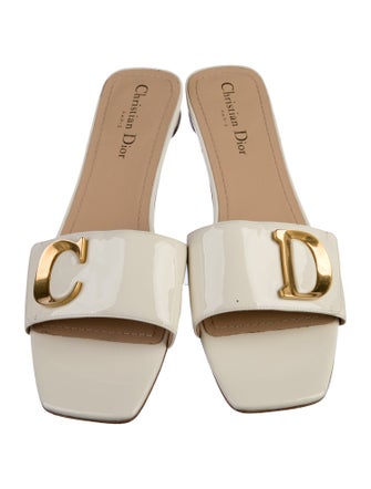 Christian Dior Patent Leather Slides