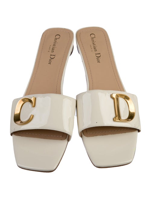 Christian Dior Patent Leather Slides