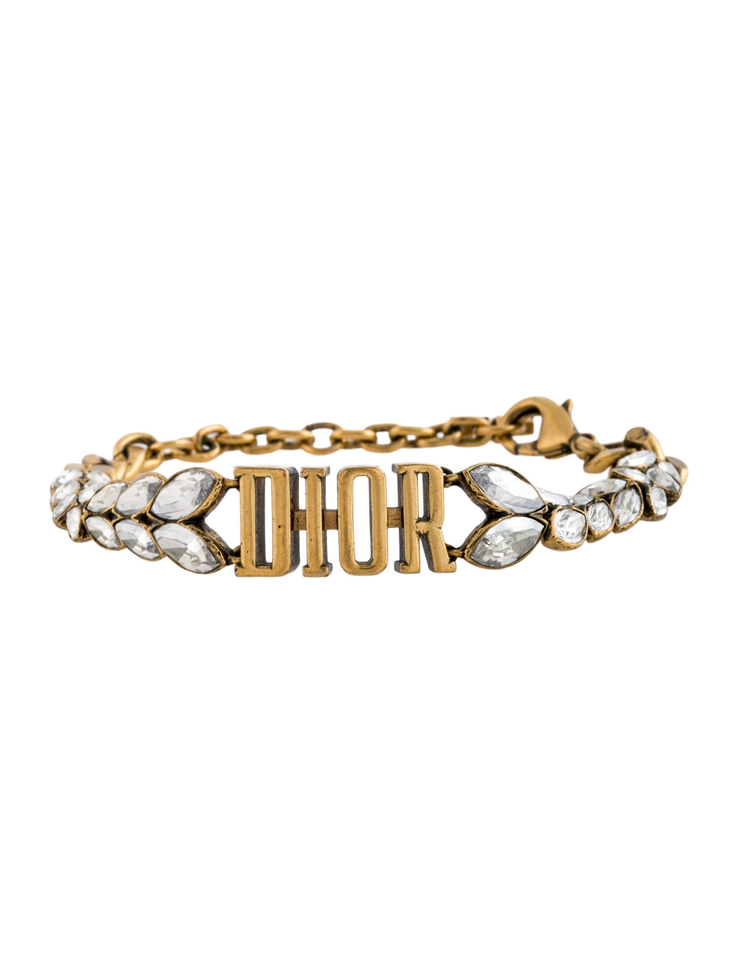 Christian Dior Crystal Logo Dio(r)evolution Bracelet