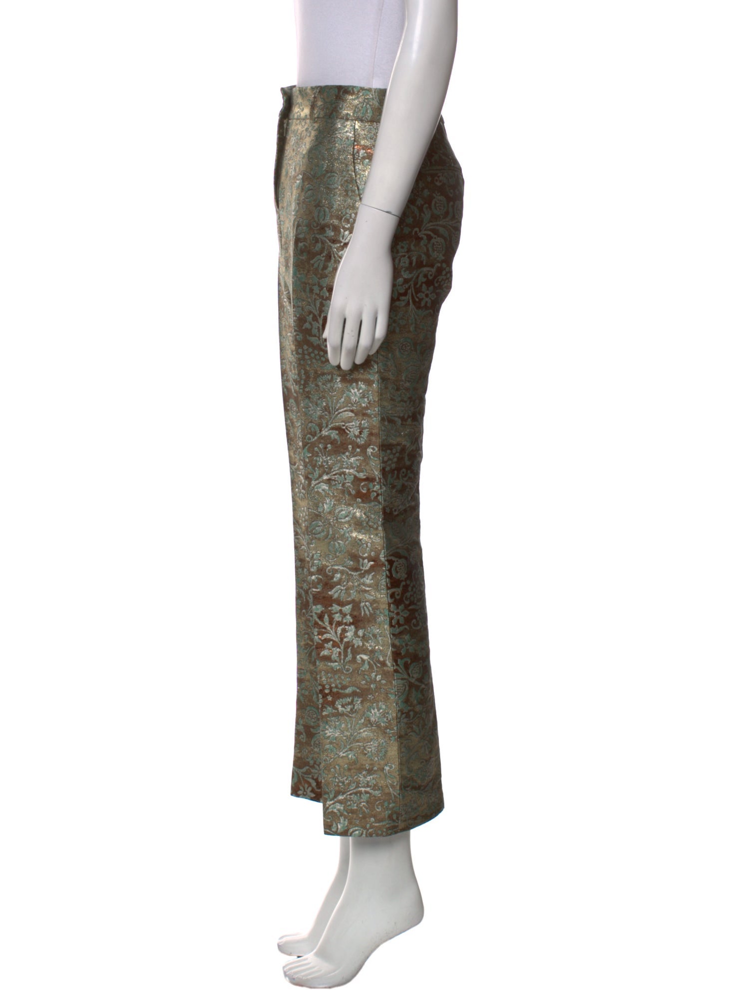 Christian Dior Printed Straight Leg Pants